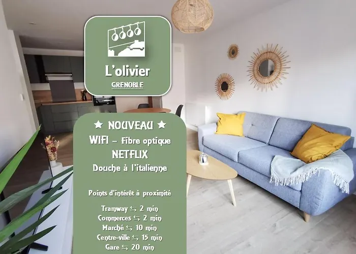 L\'Olivier - Appartement Moderne Et Chaleureux - Tram Et Parc